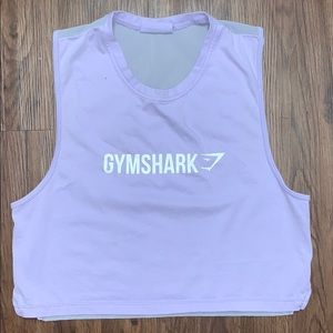Gymshark cropped Lavender purple Workout Tank Top